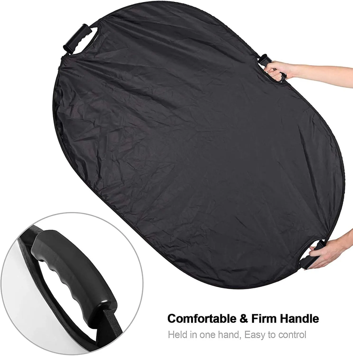 Selens 5-in-1 Oval Reflector with Handle for Photography Photo Studio Lighting & Outdoor Lighting (24 x 36 Inch)