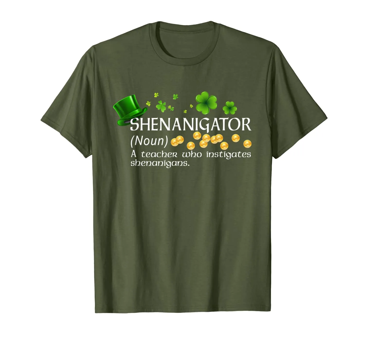 Shenanigator A Teacher Who Instigates Shenanigans T-Shirt