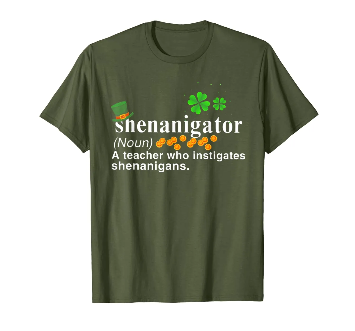 Shenanigator A Teacher Who Instigates Shenanigans T-Shirt