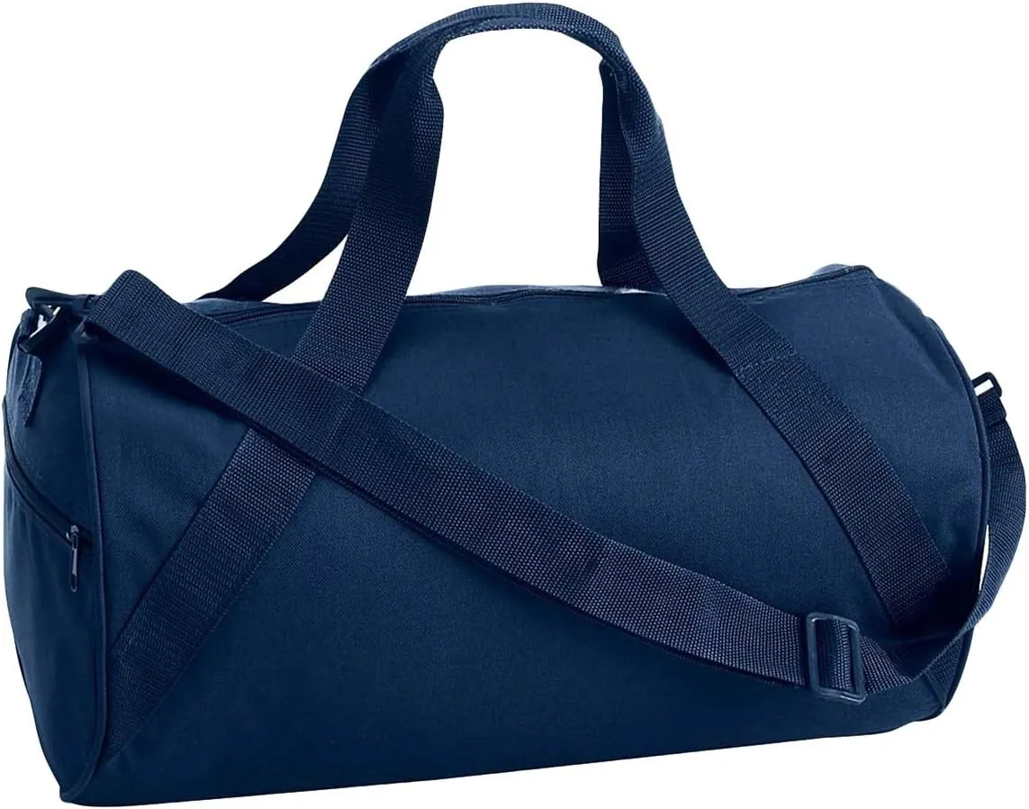 Shoulder Strap Barrel Duffel Bag (8805) (Navy), One Size