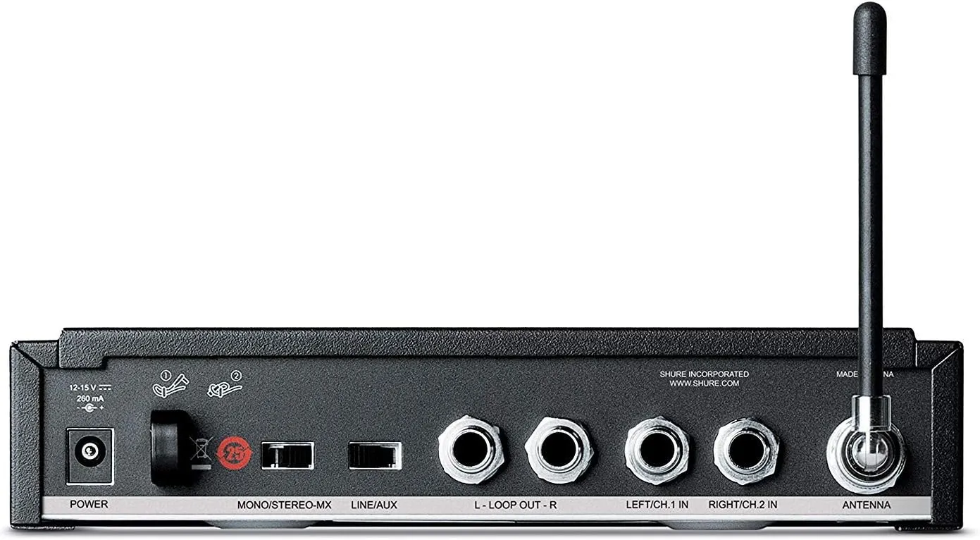 Shure PSM300 P3TRA215TWP Pro Wireless In-Ear Personal Monitor System with SE215-CL Earphones, Twinpack - G20 Band
