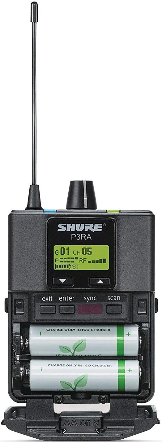 Shure PSM300 P3TRA215TWP Pro Wireless In-Ear Personal Monitor System with SE215-CL Earphones, Twinpack - G20 Band