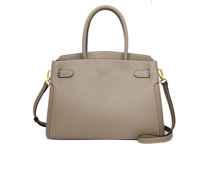 Signature Leather Satchel Bag