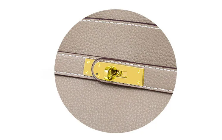 Signature Leather Satchel Bag