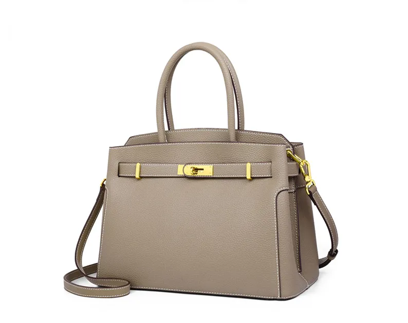 Signature Leather Satchel Bag