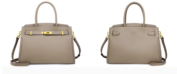 Signature Leather Satchel Bag