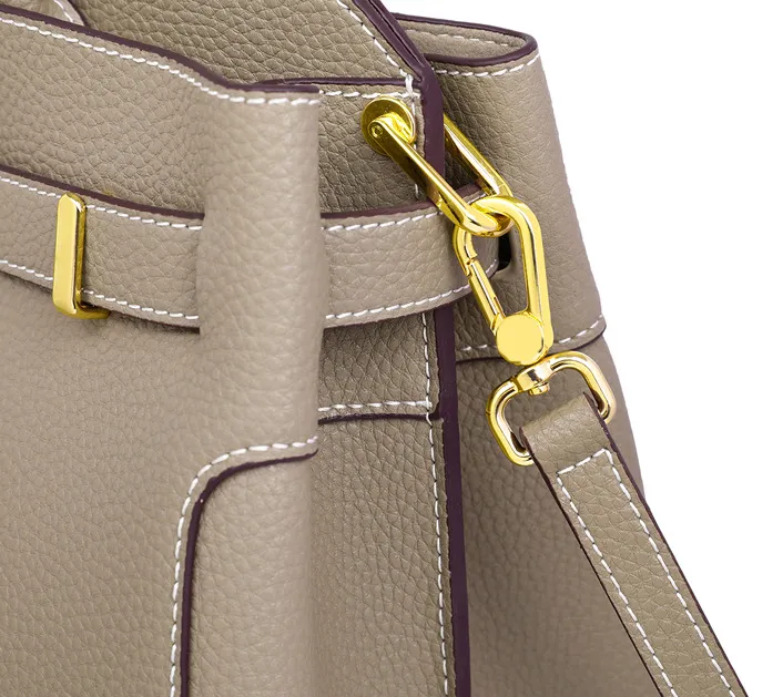 Signature Leather Satchel Bag