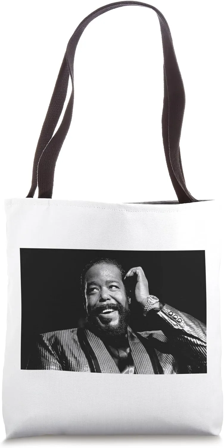 Singer Barry White Live In London By Stephen Wright Tote Bag