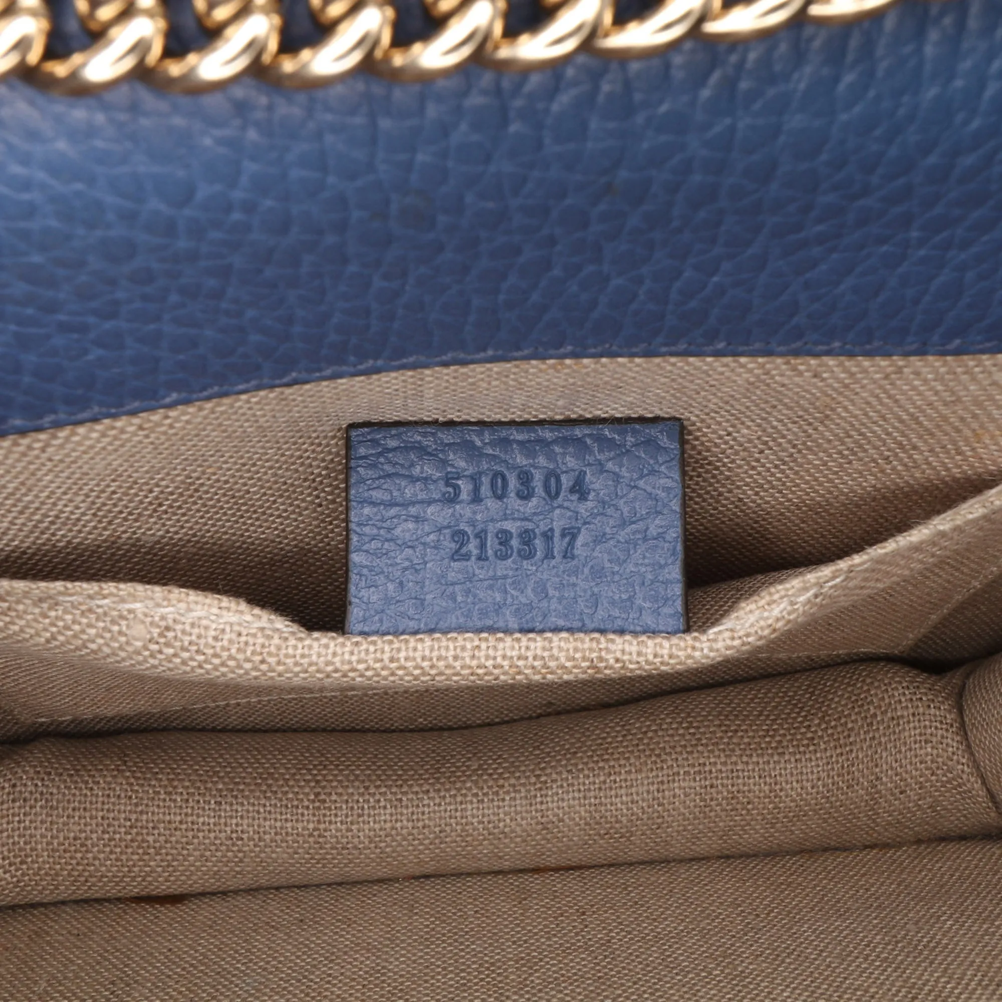 Small Dollar Calfskin Interlocking G Crossbody