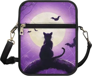 Small Messenger Bag for Women Crossbody with Zipper Closure Fashion Tote Bag for Women Leather