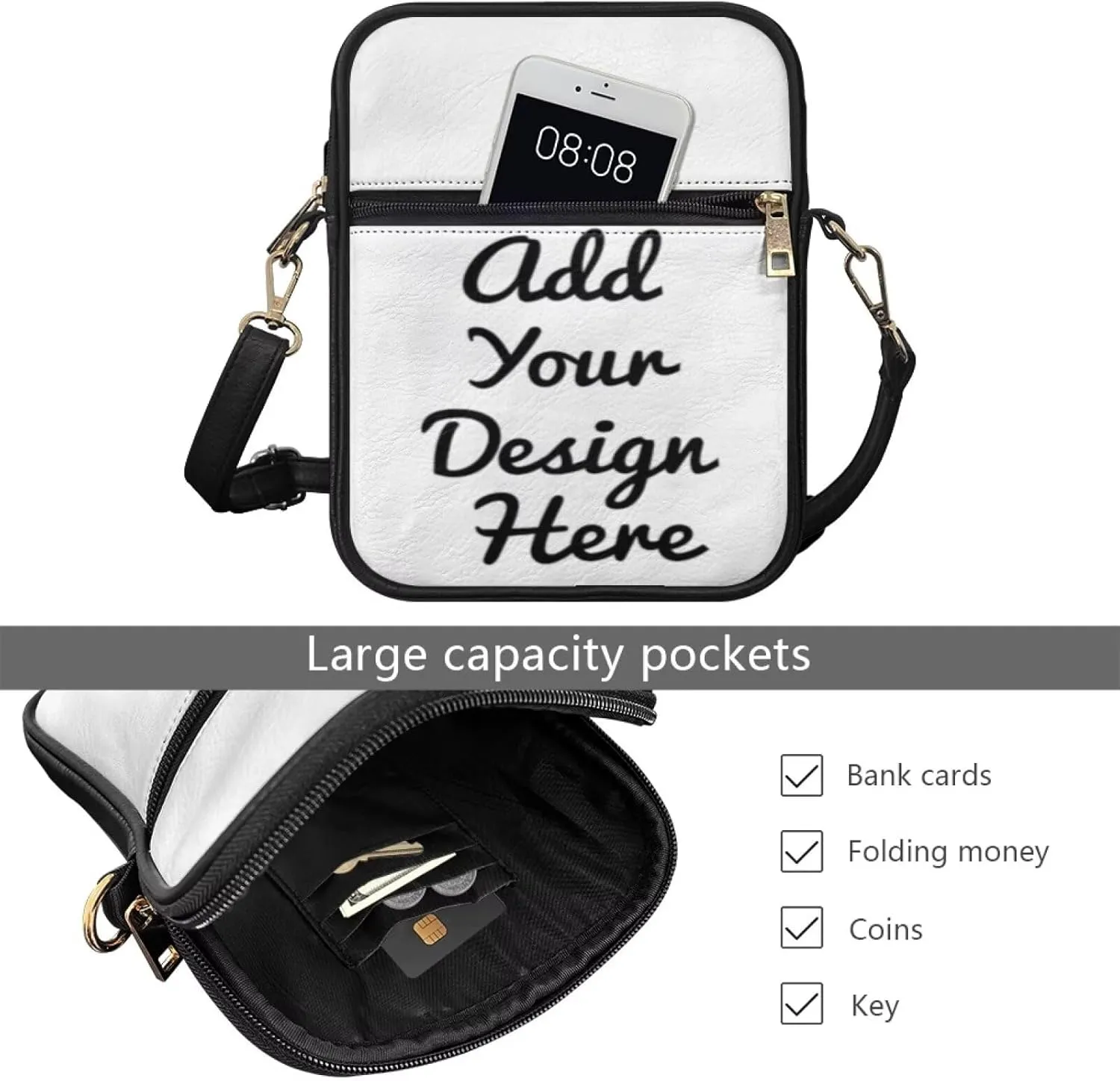 Small Messenger Bag for Women Work Lightweight Multipurpose Crossbody Shoulder Bag Travel Hiking Daypack