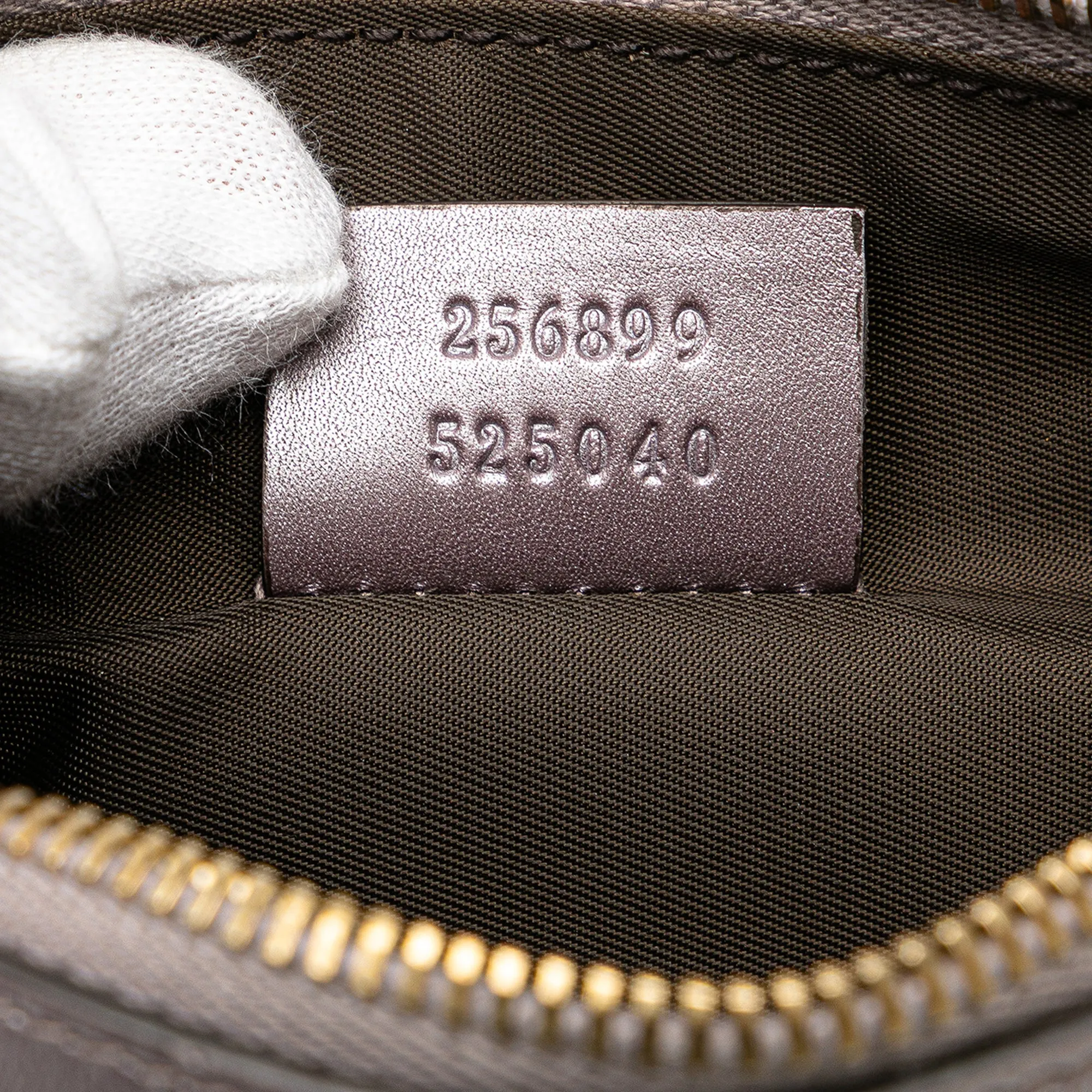 Small Metallic Guccissima Lovely Crossbody