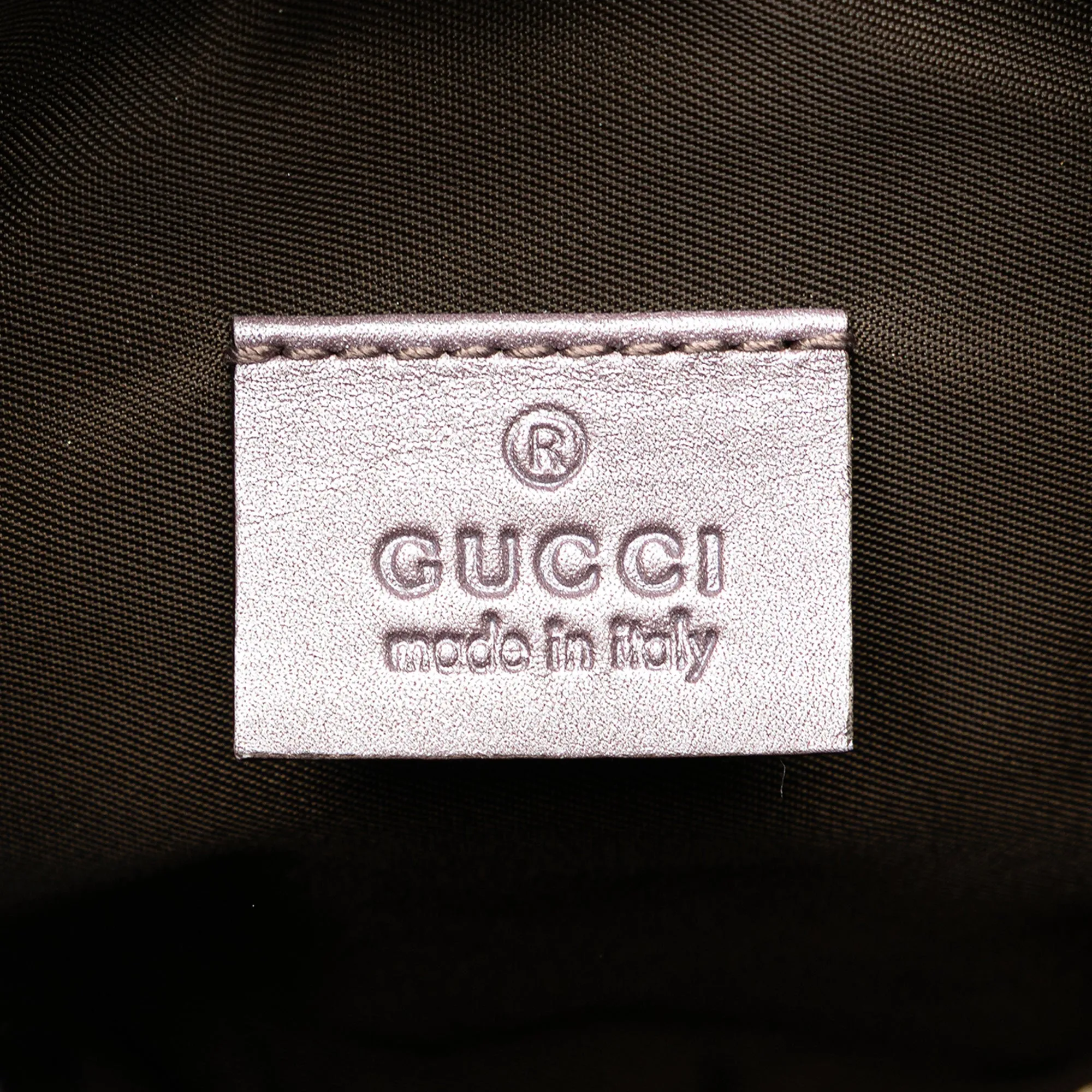 Small Metallic Guccissima Lovely Crossbody