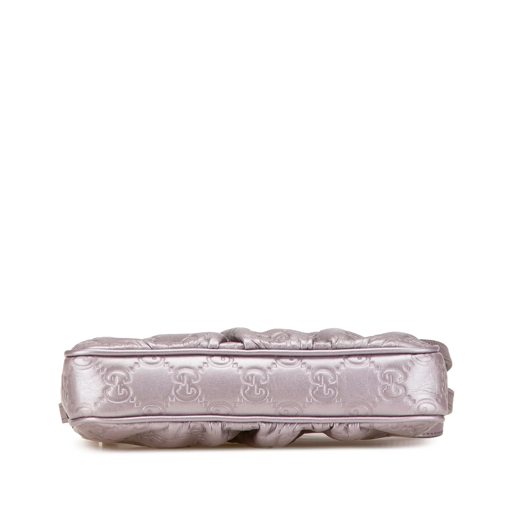 Small Metallic Guccissima Lovely Crossbody