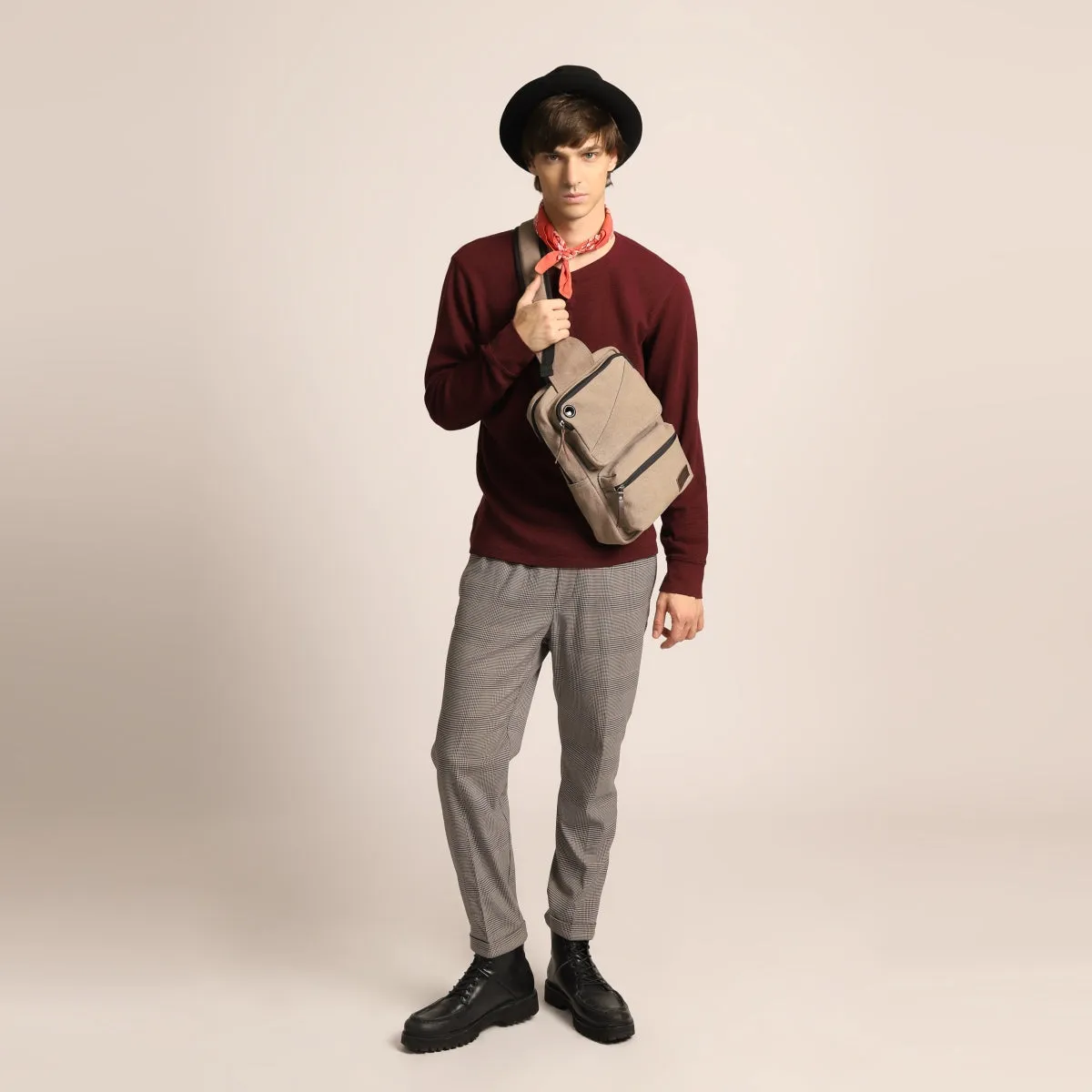 Smith Crossbody Bag - Grey