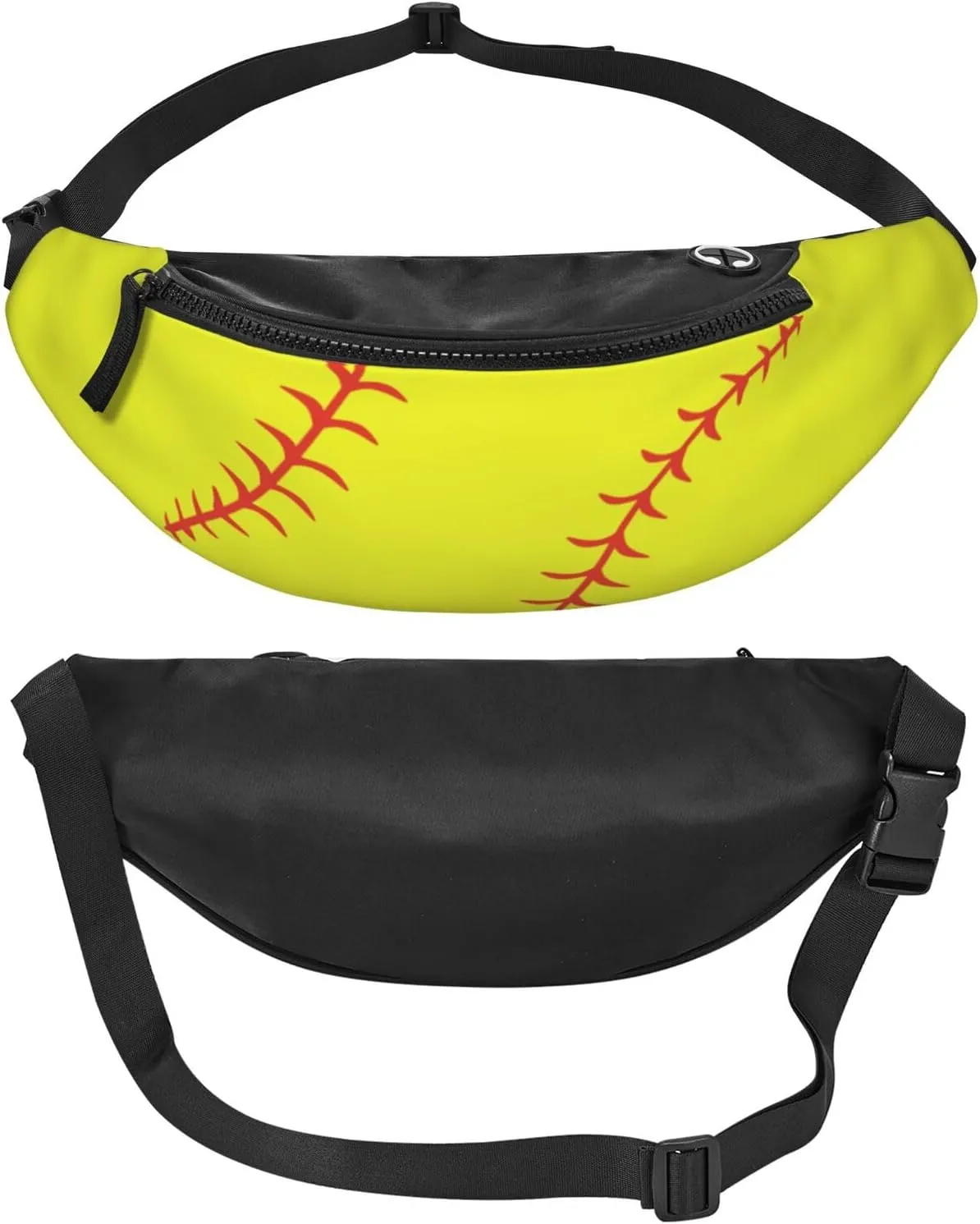 Softball Fanny Pack Waist Bag Adjustable Belt Bag For Men Women Fashion Sling Crossbody Hip Bum Bag Traveling Hiking Cycling Running