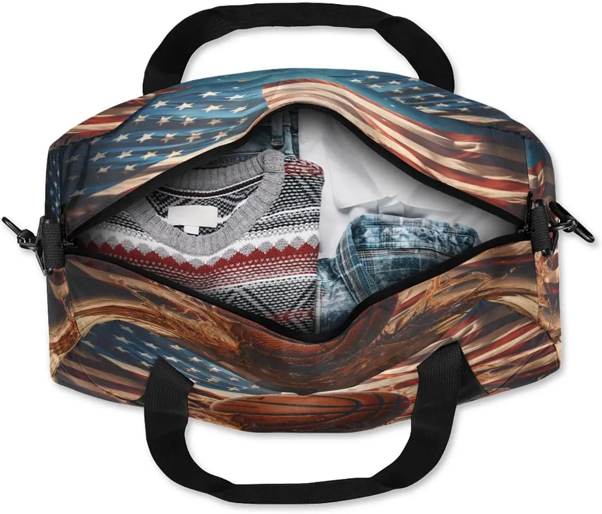 Sport Duffel Bag Basketball Design Kids Gym Bag Weekender Overnight Bags for Boys Girls Teens Carry On Workout Travel Bag