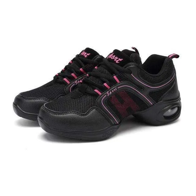 Spring Summer Soft Sole Women Dance Shoes Breathable Gym Sports Sneakers Female Girls Dancing Shoes Mordern/Ballroom/Jazz Dance