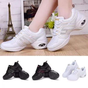 Spring Summer Soft Sole Women Dance Shoes Breathable Gym Sports Sneakers Female Girls Dancing Shoes Mordern/Ballroom/Jazz Dance
