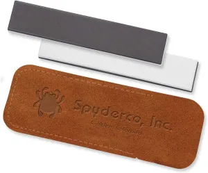 Spyderco 303MF 1" by 5" DoubleStuff Sharpening Stone - Medium & Fine Sided and Includes Protective Case - 303MF