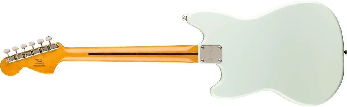 Squier Classic Vibe 60s Mustang Electric Guitar, with 2-Year Warranty, Sonic Blue, Laurel Fingerboard
