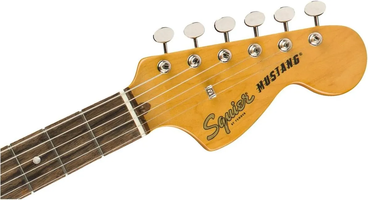 Squier Classic Vibe 60s Mustang Electric Guitar, with 2-Year Warranty, Sonic Blue, Laurel Fingerboard