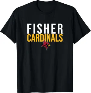 St. John Fisher College Cardinals Stacked T-Shirt