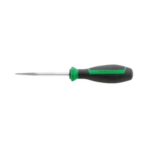 Stahlwille 77593000 Four-sided Bradawl, Strong & Rust-resistant, With Sharp Point Perfect for Punching Leather & Marking Holes in Wood, Can Be Used on Various Materials, Blade Size 6x100 mm, L. 215 mm