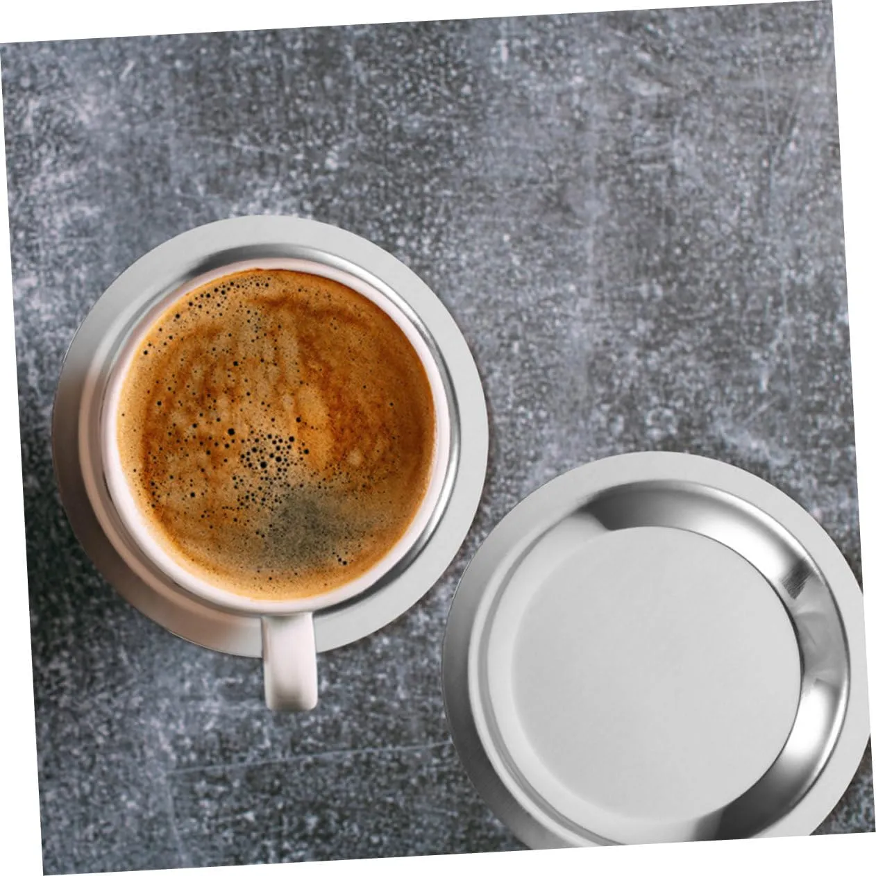Stainless Steel Wine Coaster Pad Multi Functional Heat Insulation Cushion for Wine Bottles and Tea Cups Stylish Kitchen Coaster for Use