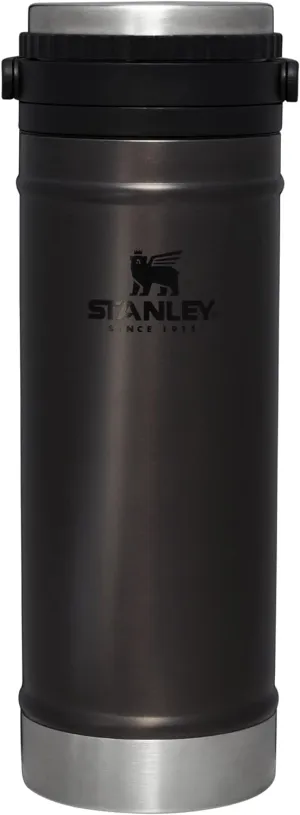 Stanley Travel Mug with Integrated French Press 16 oz | 5 Minute Brew, 4 Hours Hot, Leakproof Lid | Mesh Filter for Coffee Grounds | Insulated Stainless Steel Coffee Maker | BPA-Free