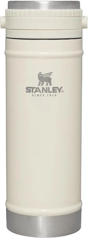 Stanley Travel Mug with Integrated French Press 16 oz | 5 Minute Brew, 4 Hours Hot, Leakproof Lid | Mesh Filter for Coffee Grounds | Insulated Stainless Steel Coffee Maker | BPA-Free