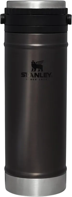 Stanley Travel Mug with Integrated French Press 16 oz | 5 Minute Brew, 4 Hours Hot, Leakproof Lid | Mesh Filter for Coffee Grounds | Insulated Stainless Steel Coffee Maker | BPA-Free
