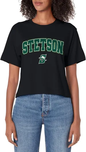 Stetson University Hatters Arch Logo Women's Crop Top
