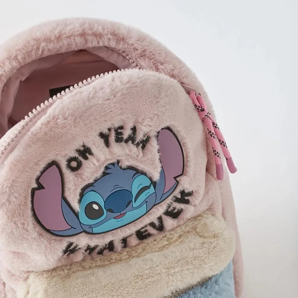 Stitch Backpack Soft Plush Comfort