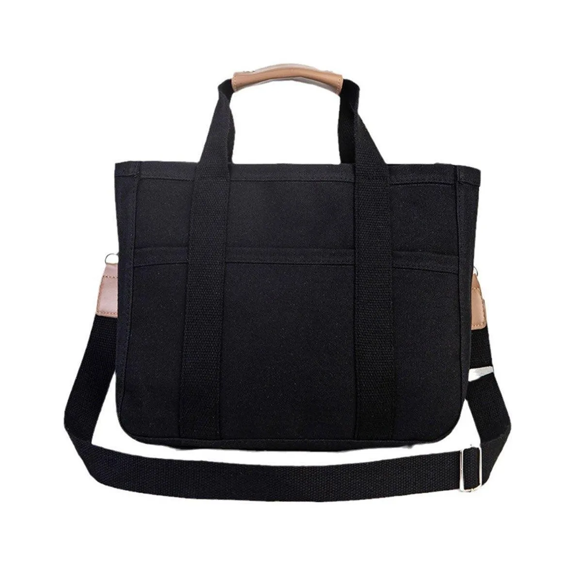 Stylish Multifunctional Mummy Bag Canvas Shoulder Crossbody Handheld Tote Bag