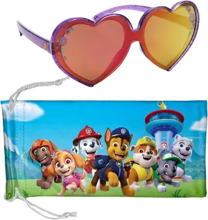 Sun-Staches Paw Patrol and Paw Patrol Skye Sunglasses for Kids - with Soft Case - Officially Licensed Paw Patrol Merchandise