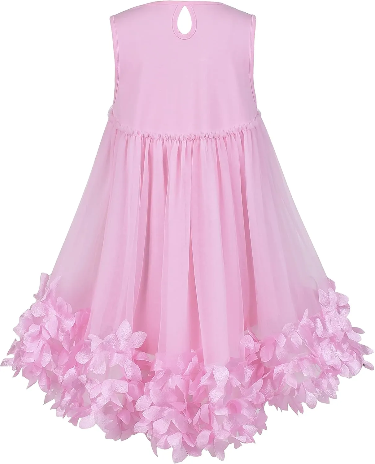 Sunny Fashion Girls Dress A-line Cute Handbag White Princess Size 5-10