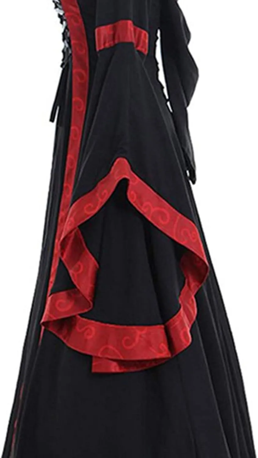 TARIENDY Women's Renaissance Dress Medieval Gothic Ball Gowns Trumpet Sleeves Gown Dress Victorian Witch Vampire Dresses