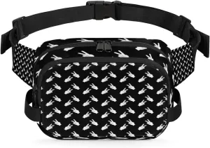 Tavisto Happy Hand Gesture Pattern Durable Waterproof Fanny Pack with Double Zipper Closure - Organize Your Essentials with Ease - Lightweight and Comfortable for Men and Women