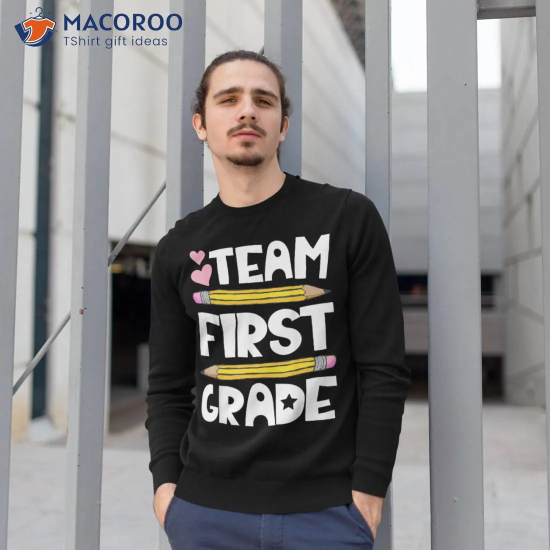 Team First Grade Funny 1st Back To School Teacher Student Shirt