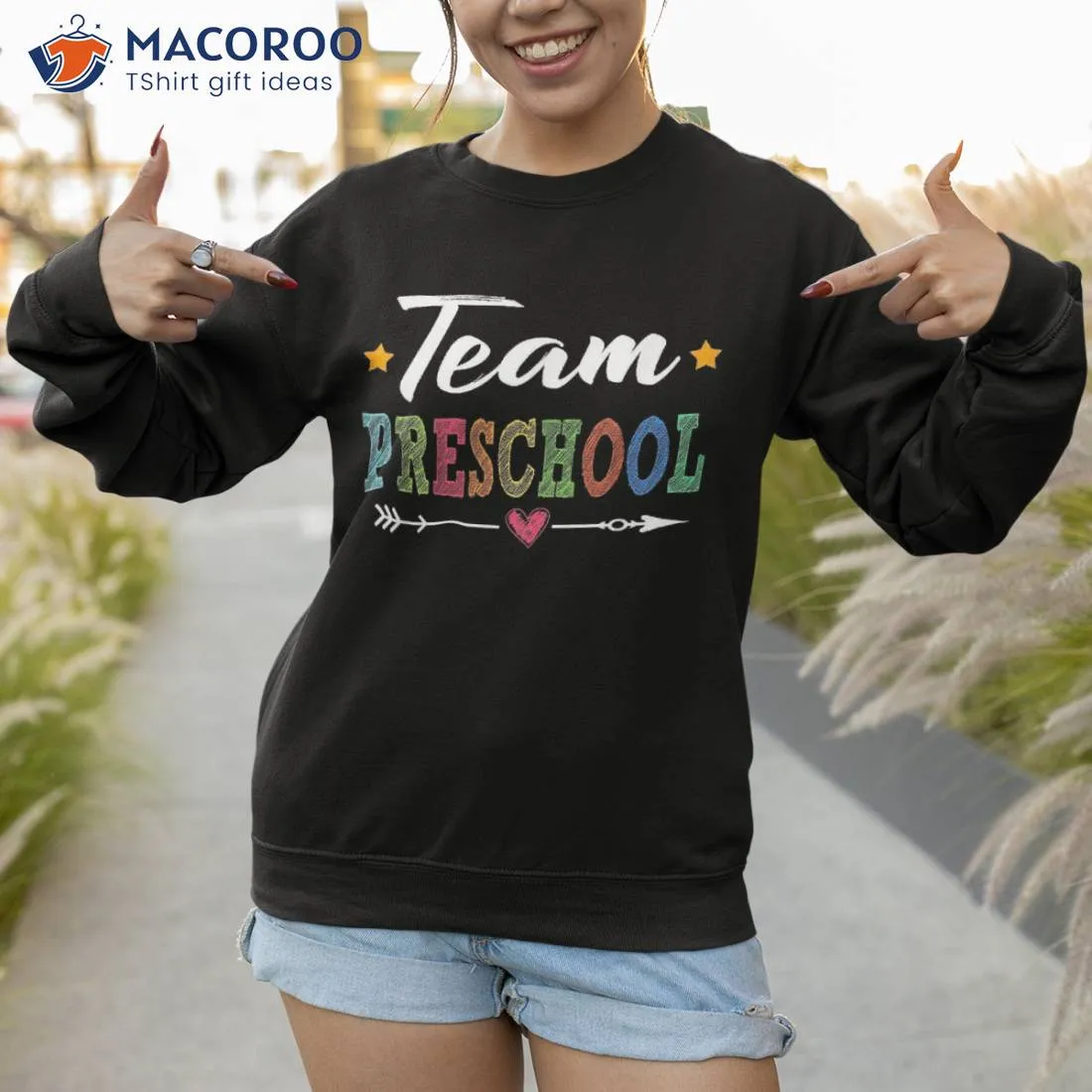 Team Preschool Tee Teacher Student Kids Back To School Shirt