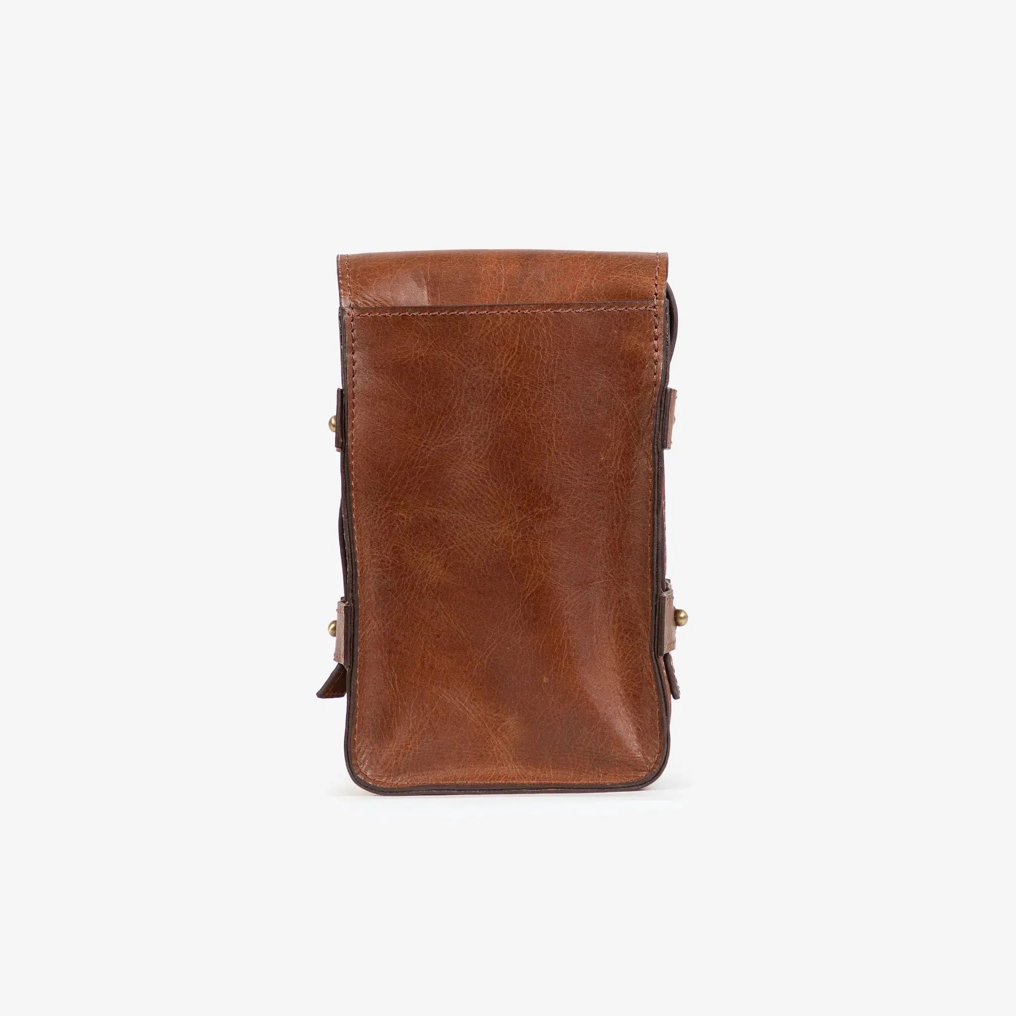 The Boxy Crossbody - Chocolate Brown