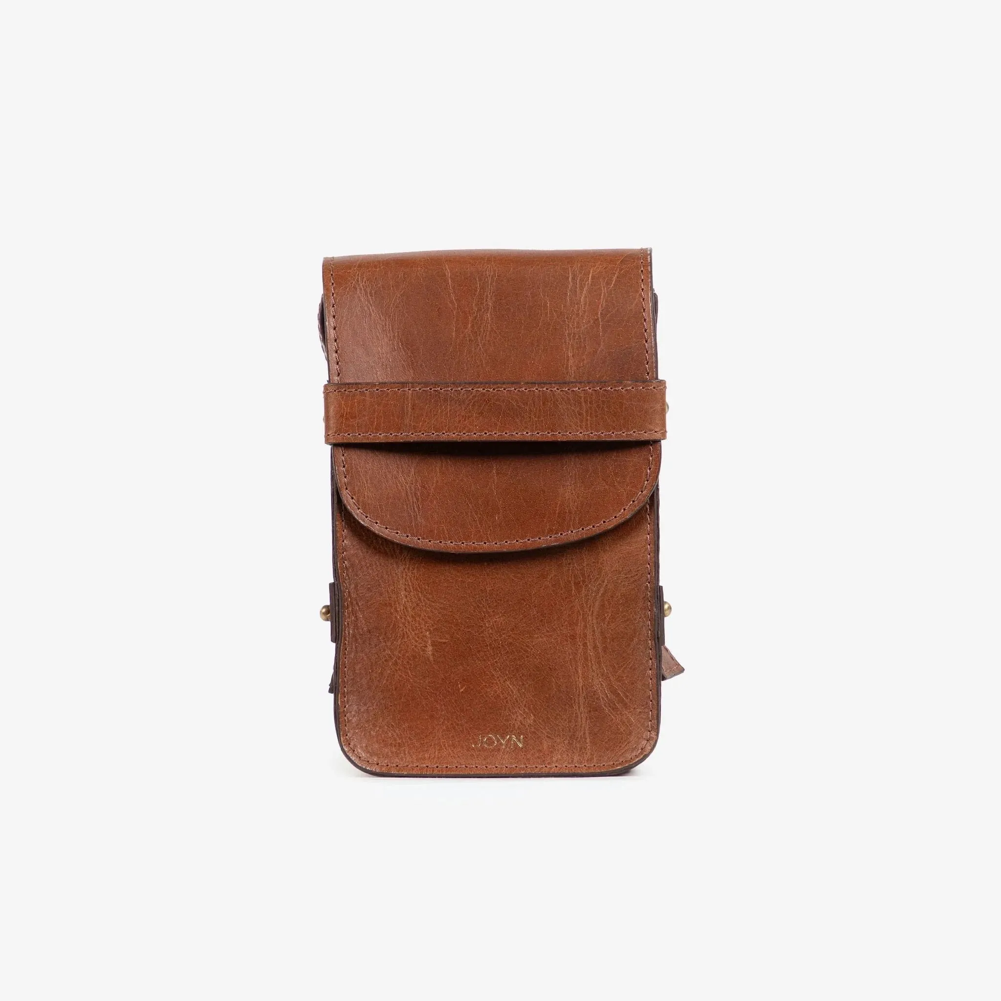 The Boxy Crossbody - Chocolate Brown