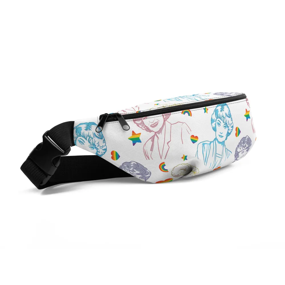 The Golden Girls Rainbow Fanny Pack