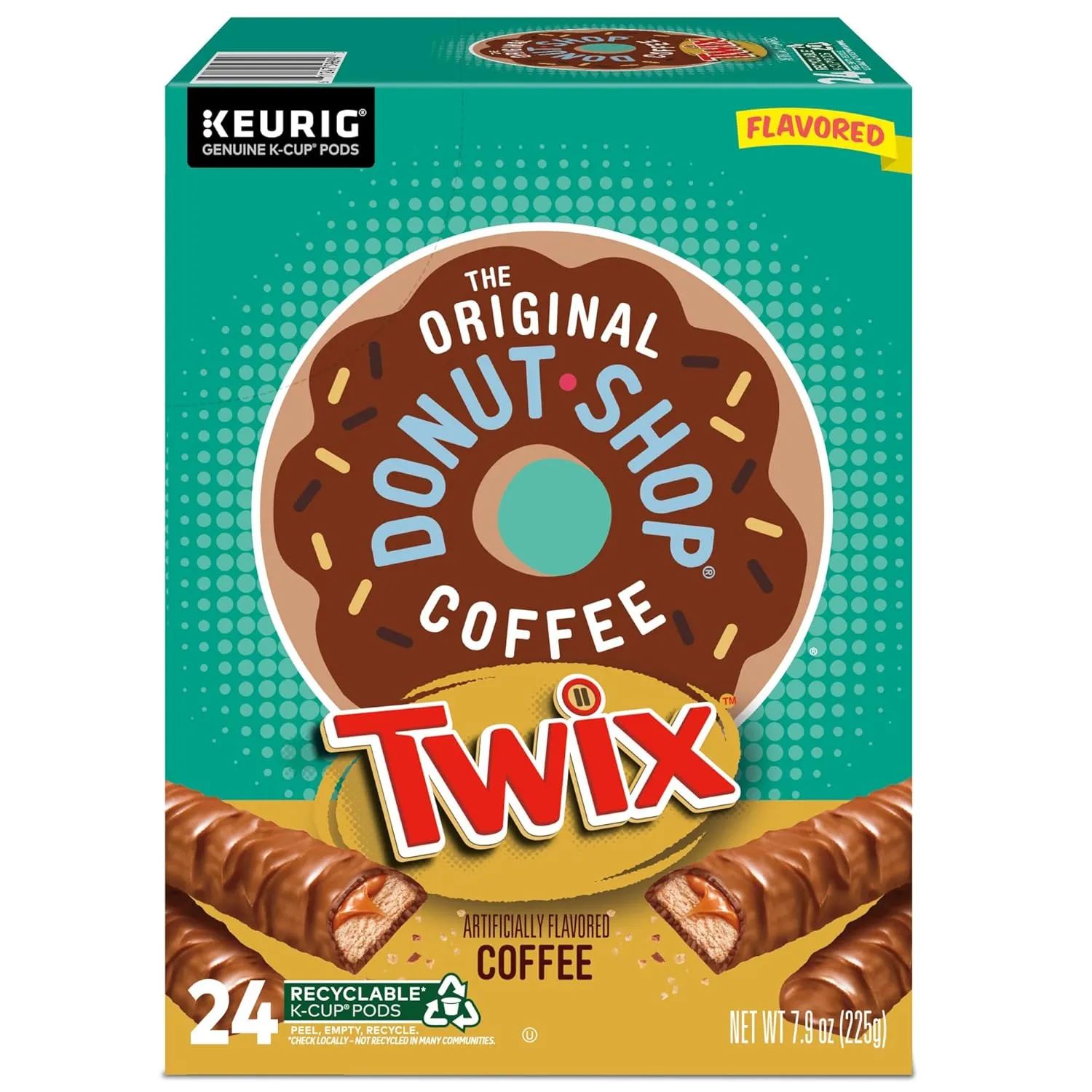 The Original Donut Shop TWIX Coffee, Keurig Single Serve K-Cup Pods, 96 Count