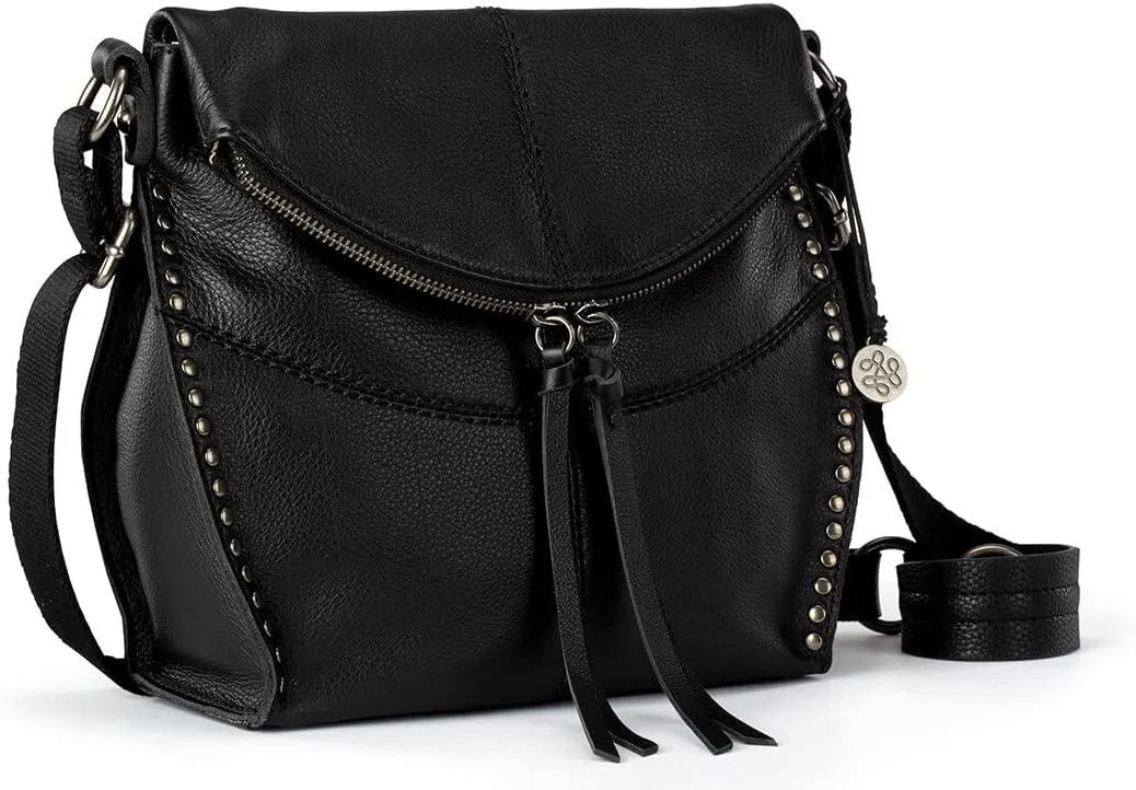 The Sak Silverlake Crossbody Bag in Leather, Casual Purse with Adjustable Strap & Zipper Pockets
