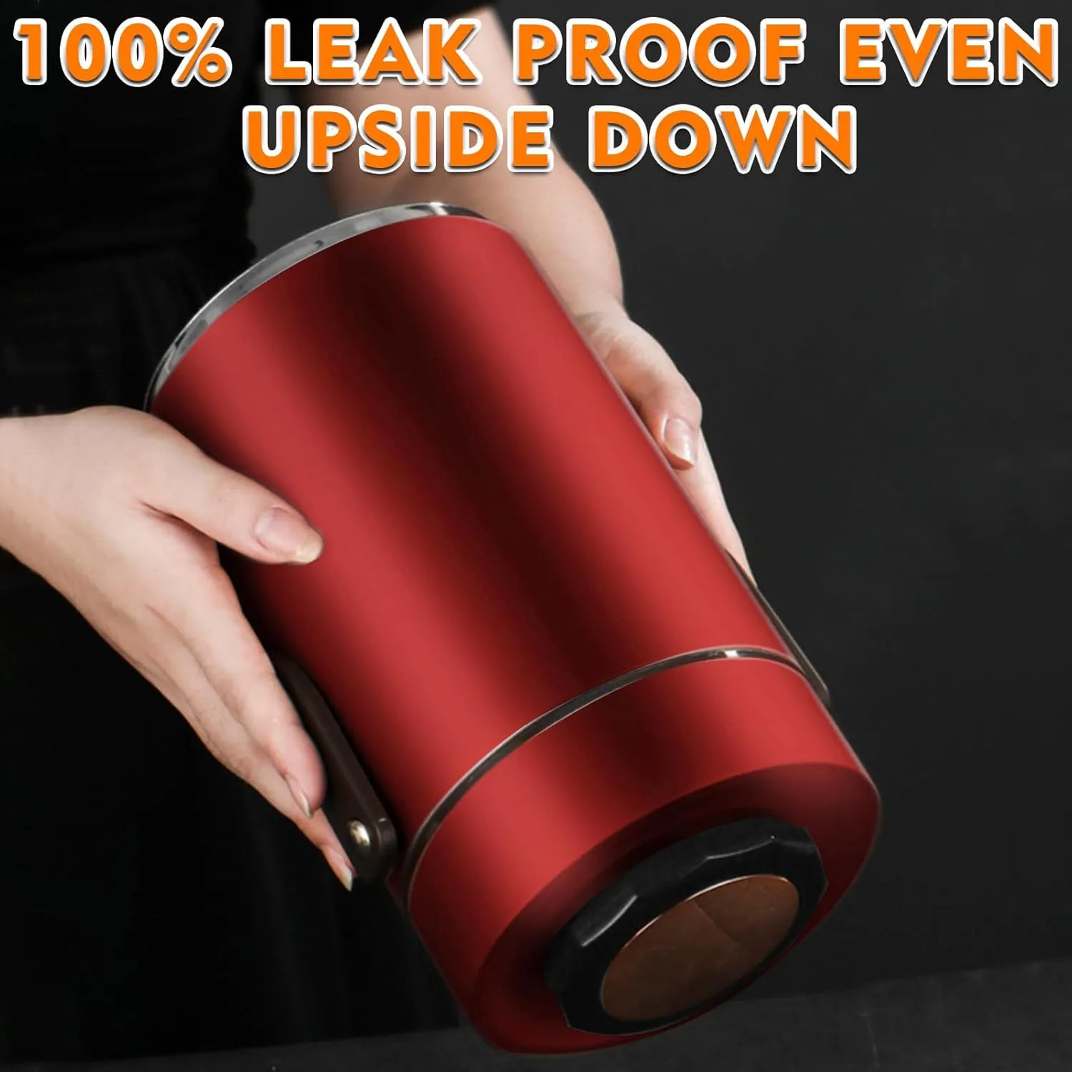 Thermos for Hot Food, 3 Layered 67oz Adult Stackable Food Thermos Jar, Insulated Wide Mouth Sealed Soup Container with Lunch Bag Cutlery, Stainless Steel Travel Bento Lunch Box for Office Outdoor Meal