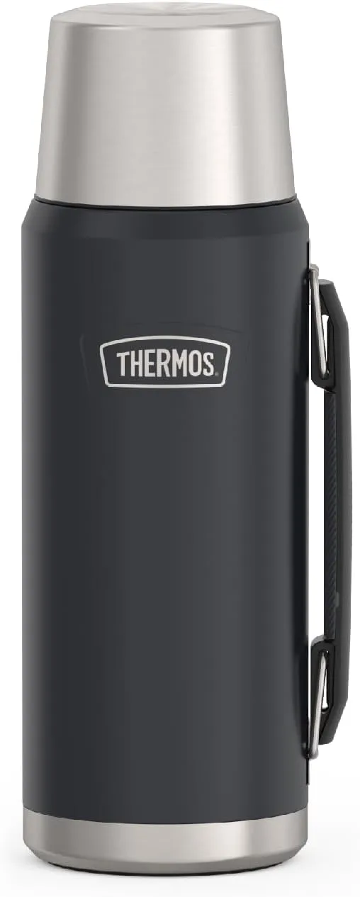 THERMOS ICON SERIES, Stainless Steel Beverage Bottle, Granite, 40 oz