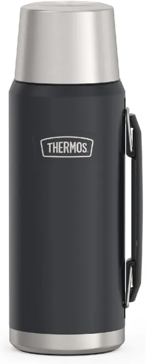 THERMOS ICON SERIES, Stainless Steel Beverage Bottle, Granite, 40 oz