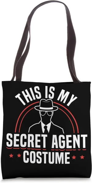 This Is My Secret Agent Costume Funny Spy Gift Tote Bag